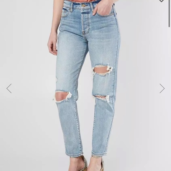 PISTOLA Nico High Rise Mom Ankle Straight Jean - Picture 1 of 10